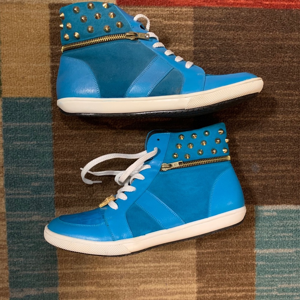 Women’s Belvedere Crocodile and Leather Sneakers